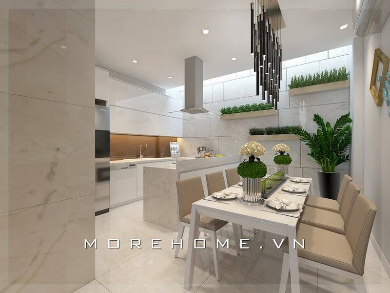 Mẫu bàn ăn đẹp MoreHome